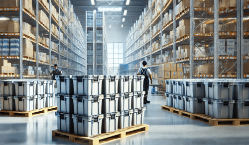 Le bac gerbable en plastique, une solution idéale pour le stockage et la manutention ?