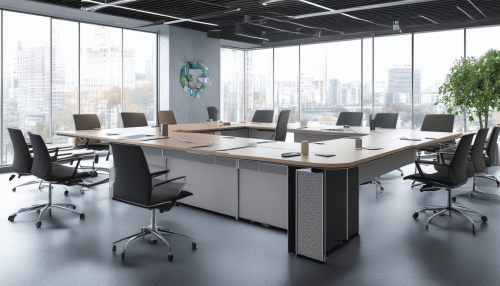 optimisez l'espace avec des tables de réunion modulaires pour des espaces de travail flexibles et efficaces.