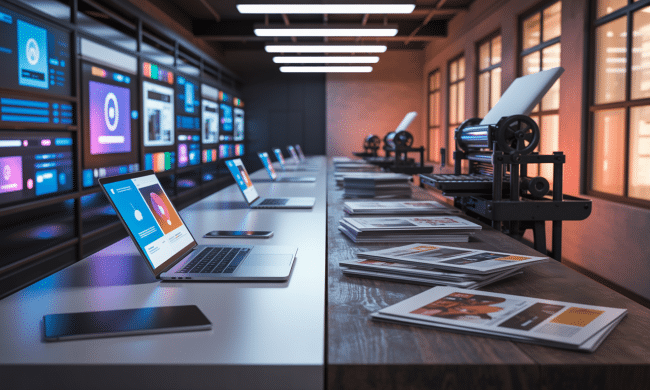 découvrez pourquoi le print garde sa place dans une stratégie de communication, même à l'ère du digital, et comment il peut compléter efficacement les supports numériques.