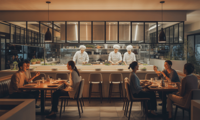 découvrez pourquoi la cuisine ouverte séduit de plus en plus de clients dans les restaurants grâce à son ambiance conviviale et transparente.